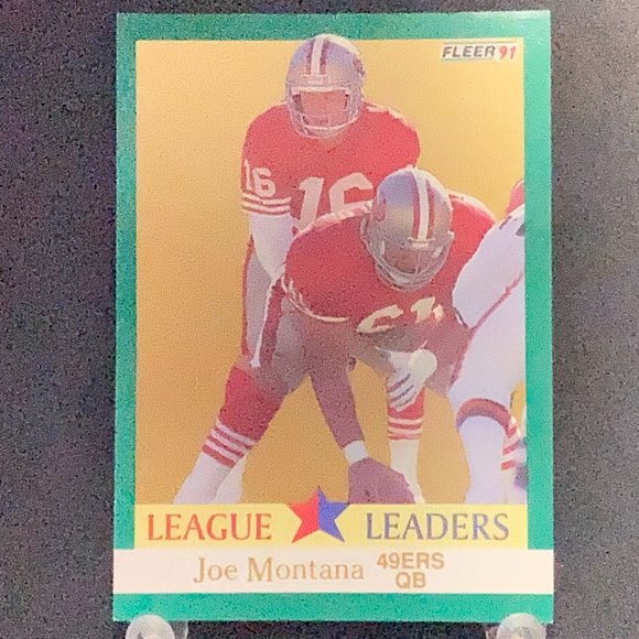 1991 Fleer Joe Montana Football Card!! - Picture 1 of 2